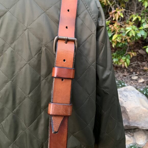 Vintage French leather briefcase messenger attache book bag - Picture 7 of 16